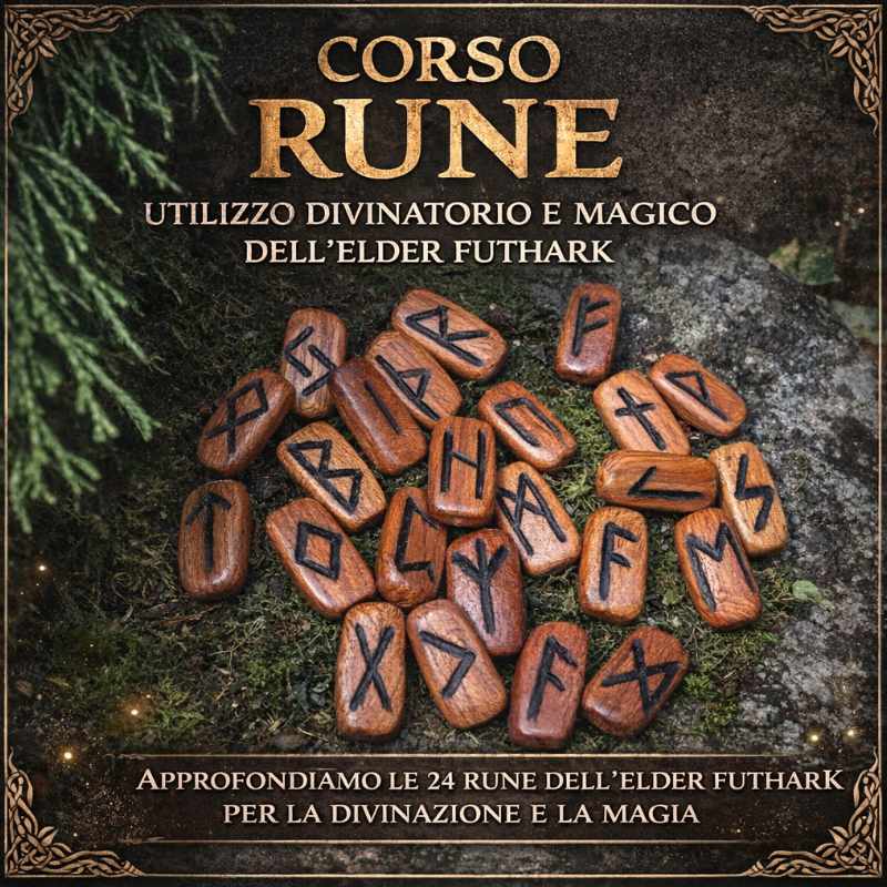 Corso Rune - Utilizzo divinatorio e Magico dell' ELDER FUTHARK
