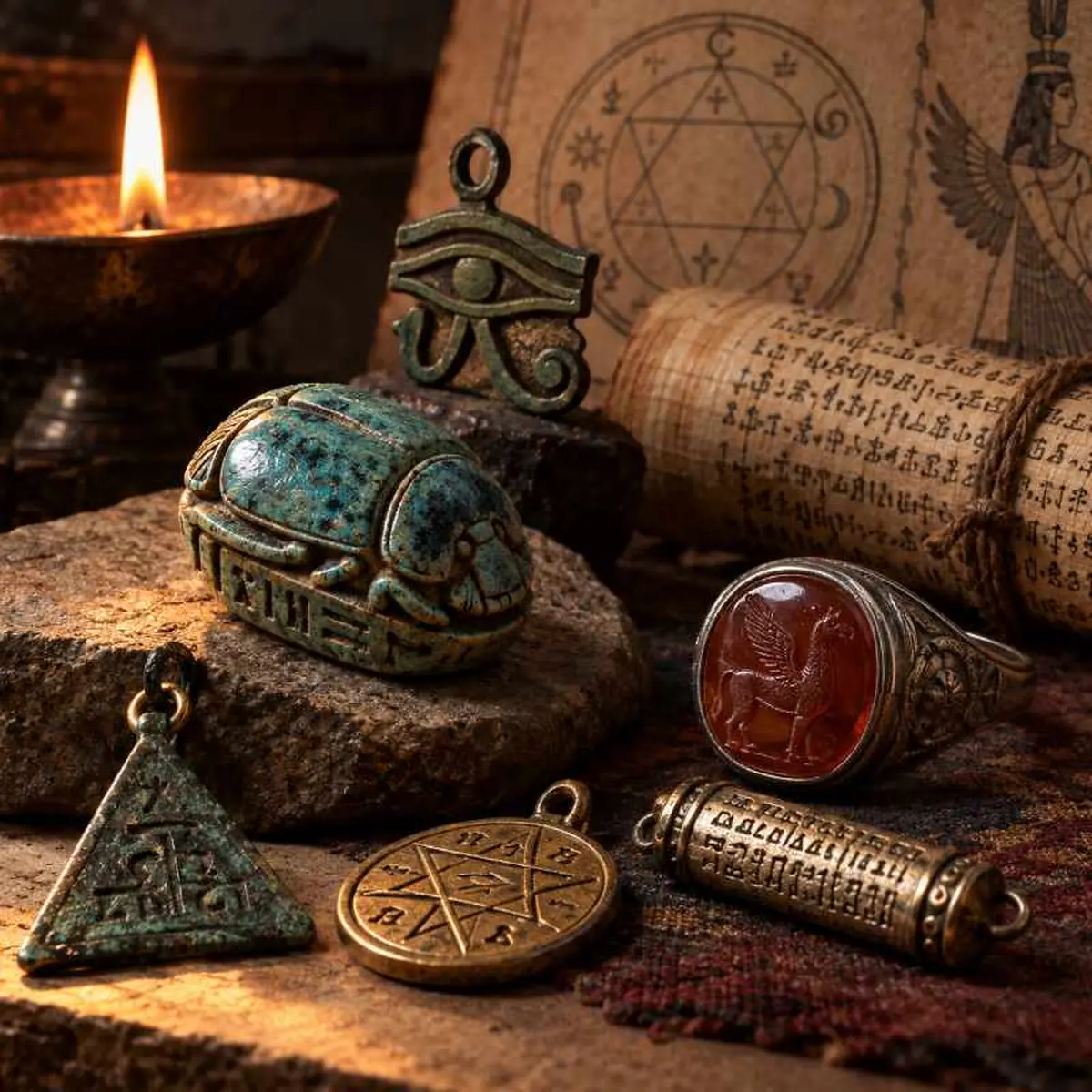 Amuleti e talismani: dal testo all’oggetto rituale