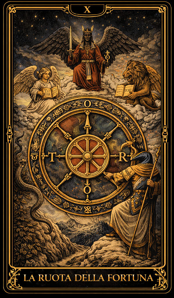 La Ruota della Fortuna — Arcano X