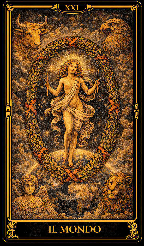 Il Mondo — Arcano XXI