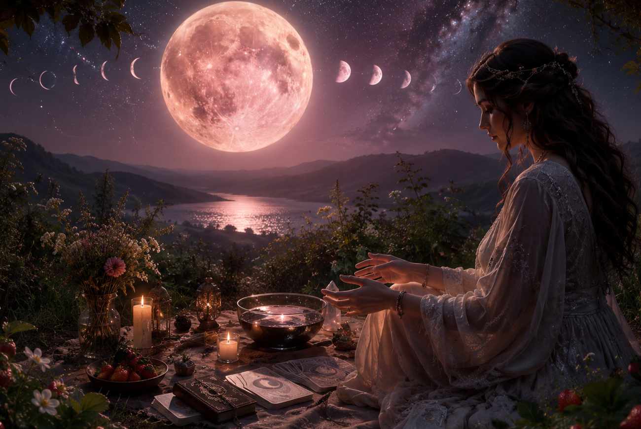 Giugno, la luna delle Fragole e la divinazione