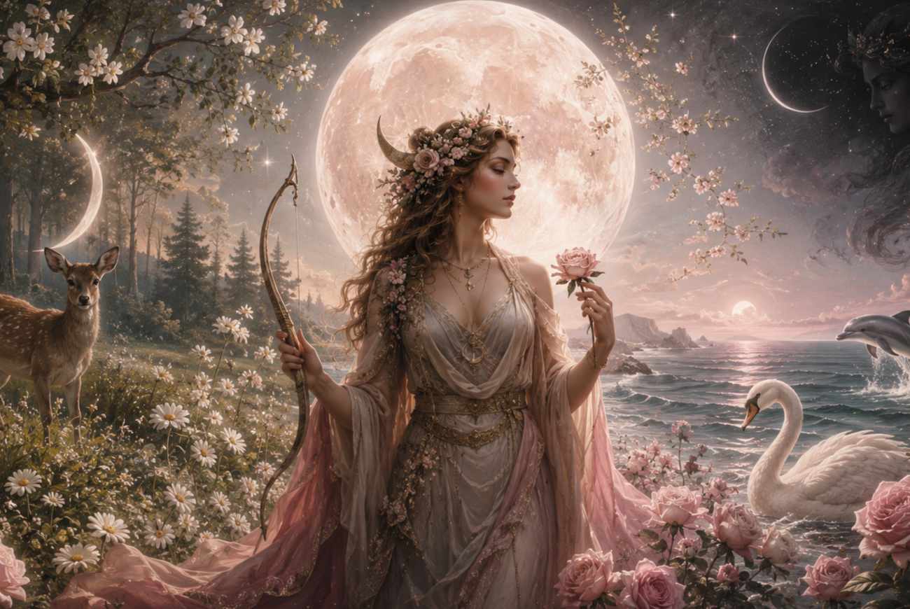 In viaggio con la Luna: tante dee, un'unica madre
