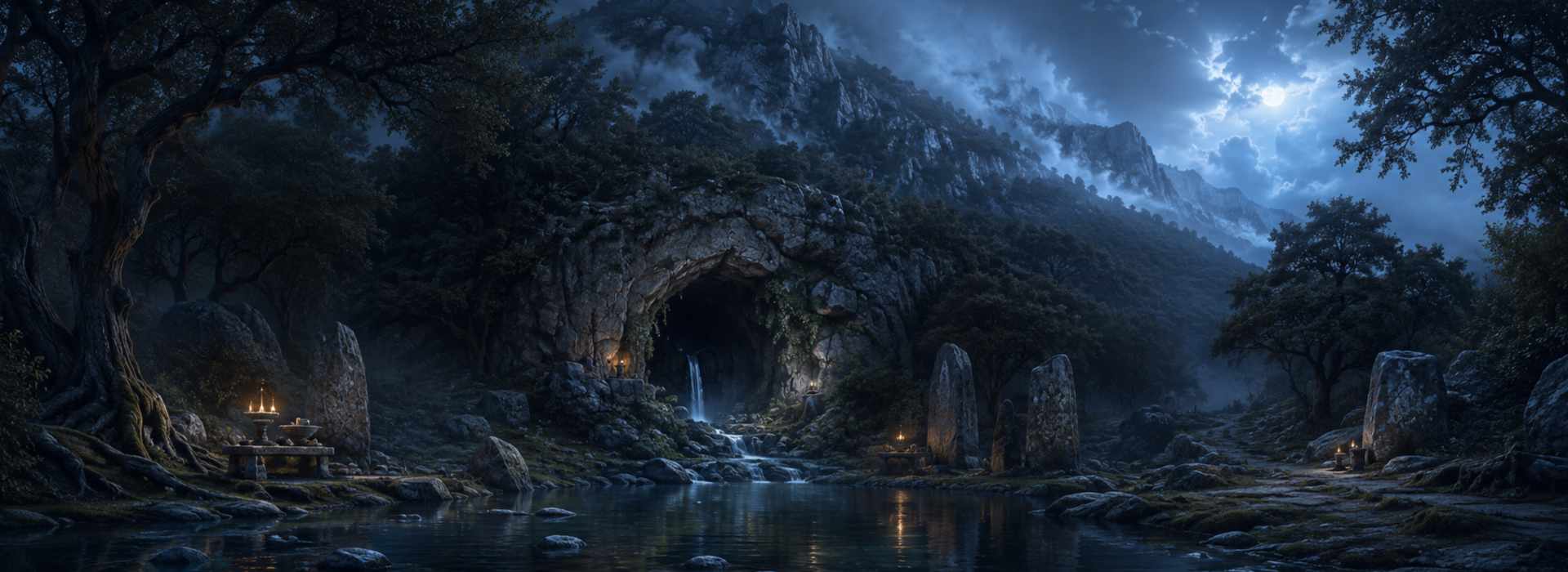 Acque, boschi, grotte e montagne sacre