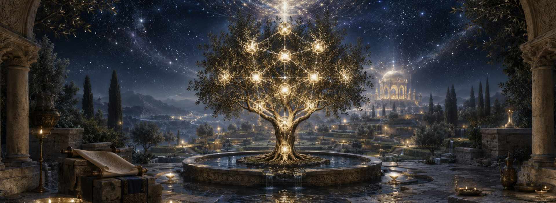 Albero della Vita, sentieri e quattro mondi