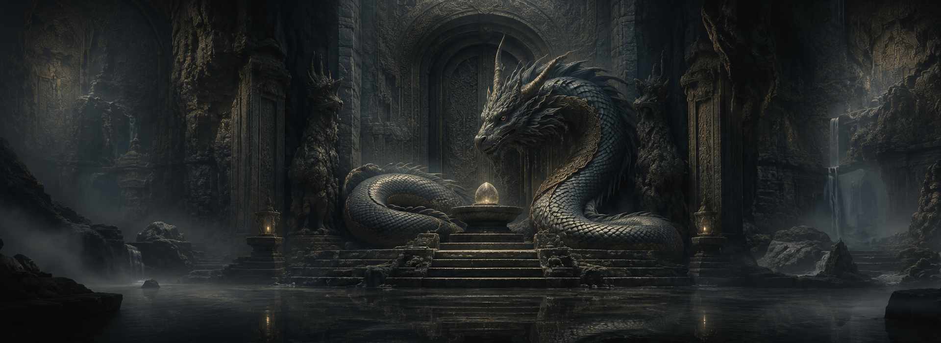 Il drago e la creatura guardiana