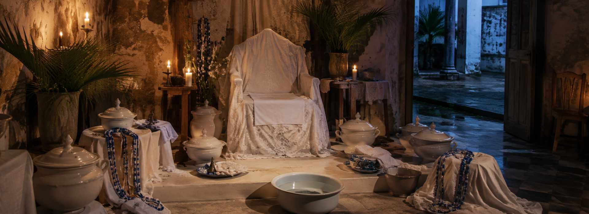 La consacrazione della testa, la nascita sacerdotale e l’insediamento degli oricha nel corpo, nella materia e nella genealogia rituale