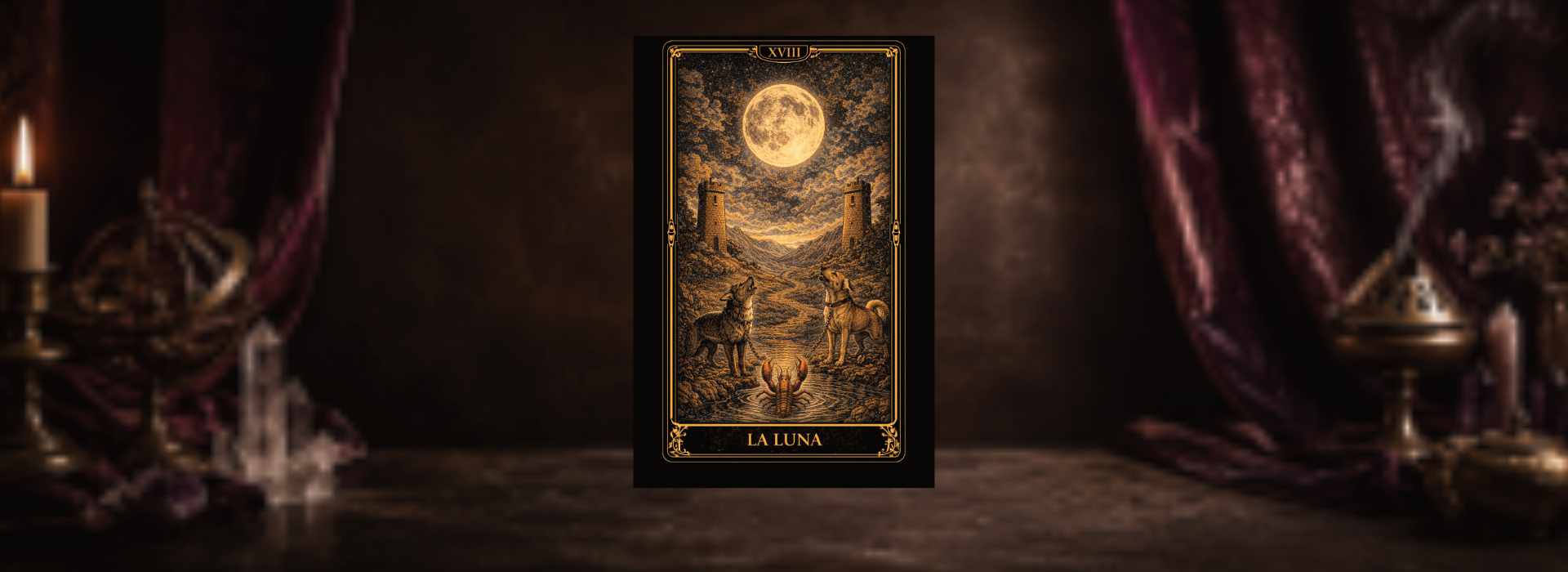La Luna — Arcano XVIII