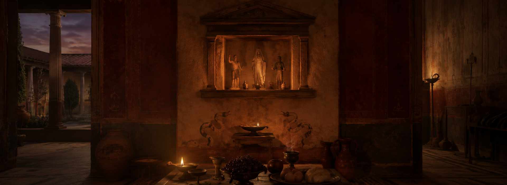 Lari, Penati, Mani e culto domestico romano