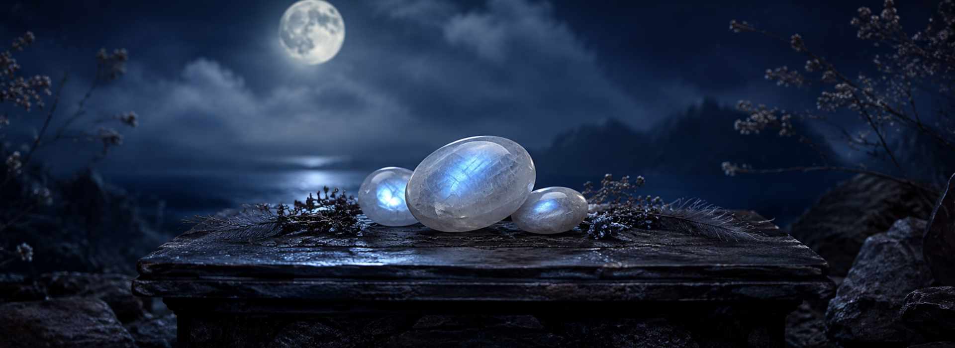 Pietre lunari e virtù della Luna