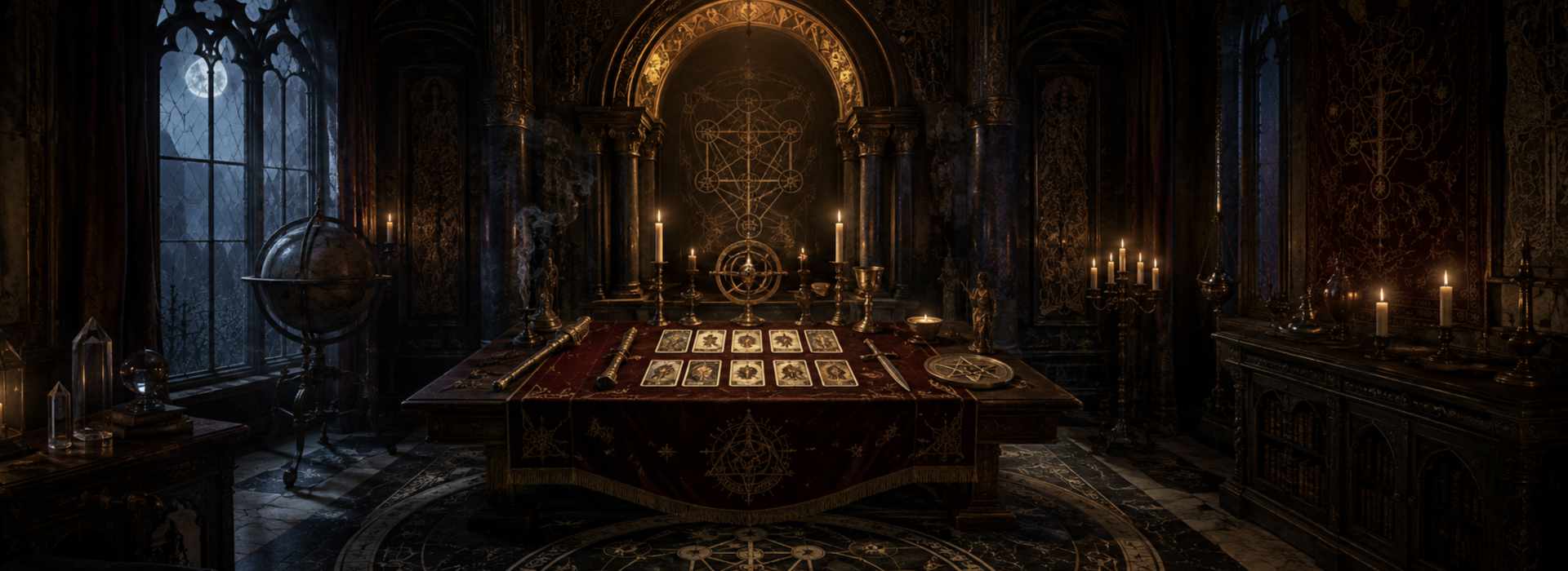Qabalah ermetica, Tarocchi e magia cerimoniale