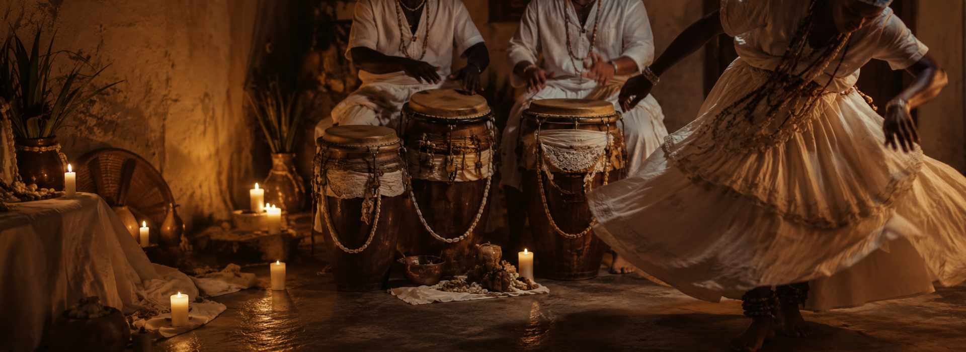 Tamburi batá, danza e possessione