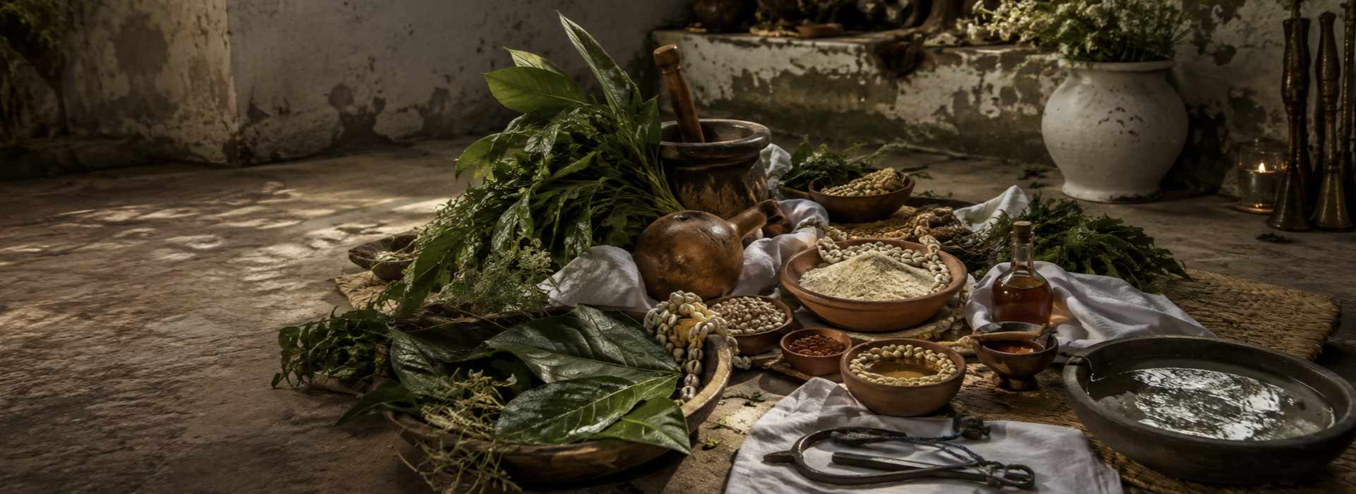 Axé, cibo, foglie e sacrificio — Potenza e materia consacrata
