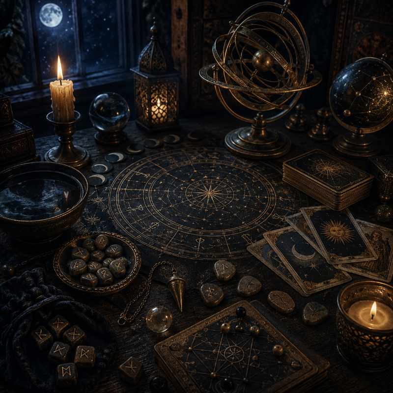 Divinazione, astrologia e arti mantiche